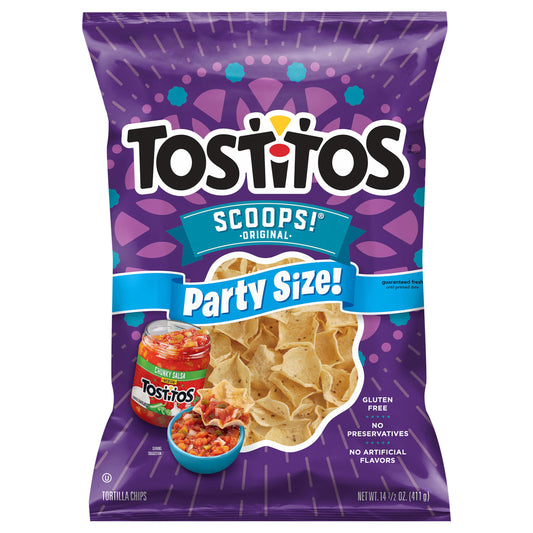 Tostitos Scoops! Tortilla Chips Original 14 1/2 Oz