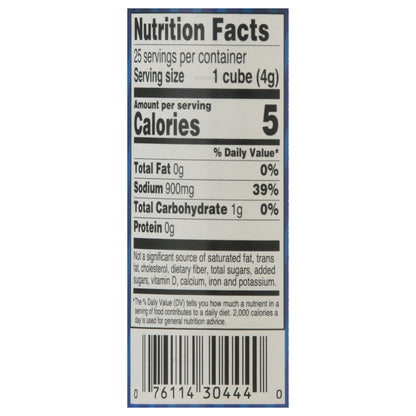 Spice Supreme Imitation Chicken Flavored Bouillon Cubes 25 ea