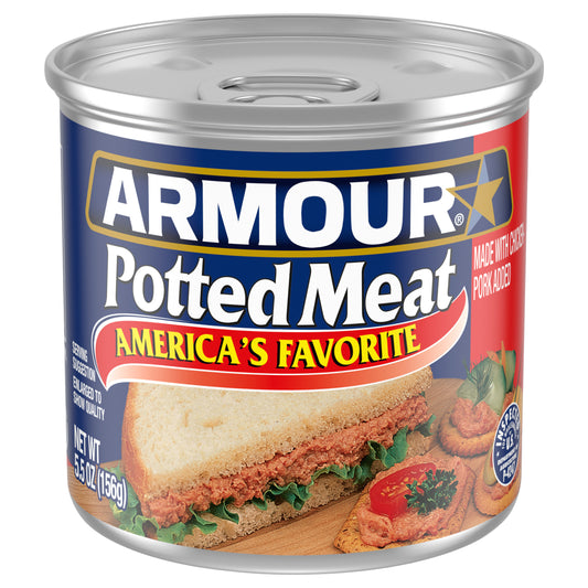 Armour Star Potted Meat, Canned Meat, 5.5 OZ