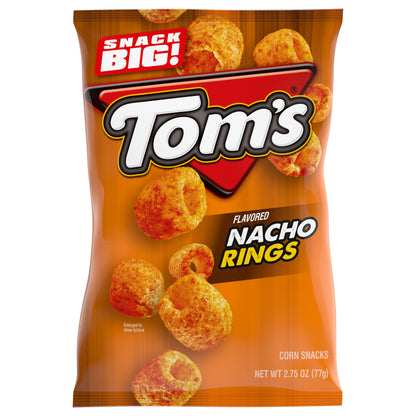 Tom's Nacho Rings Flavored Corn Snack 2.75 oz