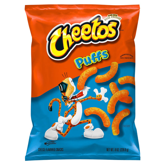 Cheetos Puffs Cheese Flavored Snacks 8 Oz