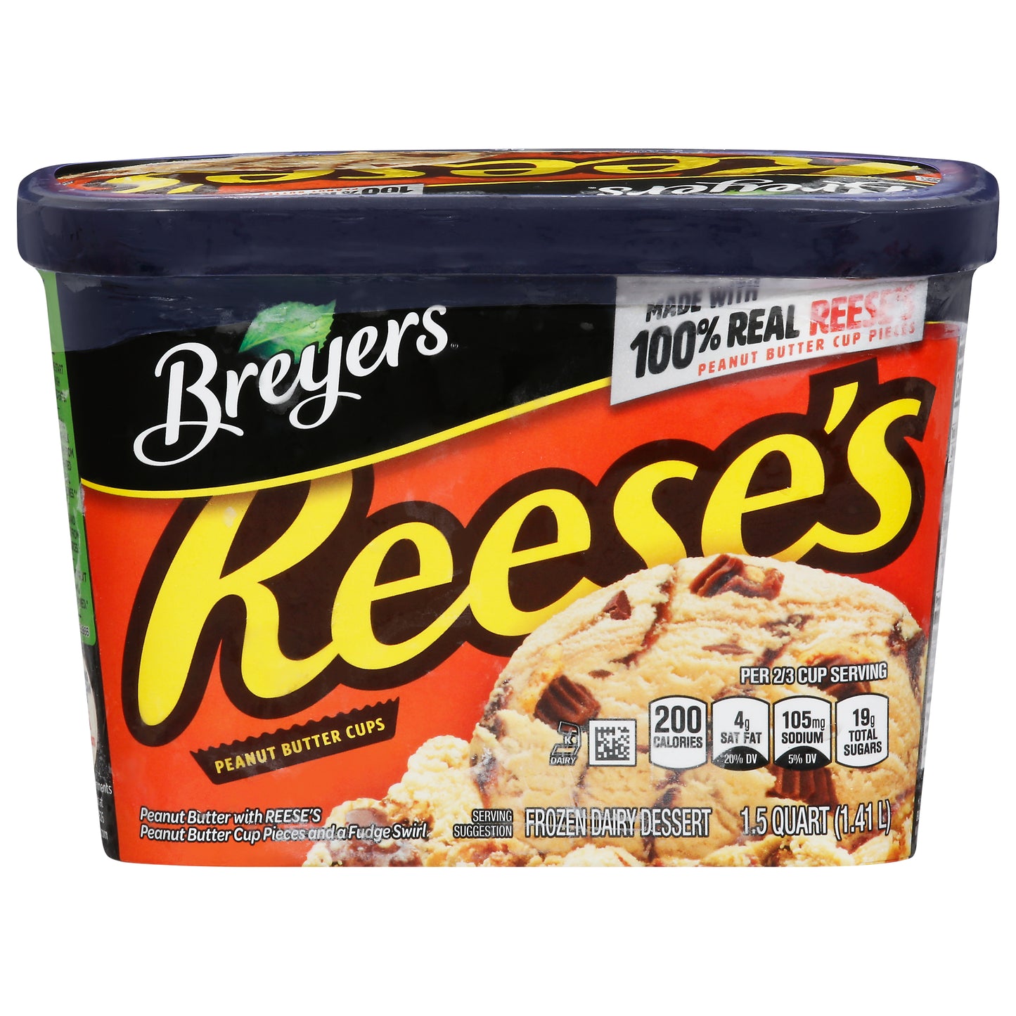 Breyers Peanut Butter Cups Frozen Dairy Dessert 1.5 qt