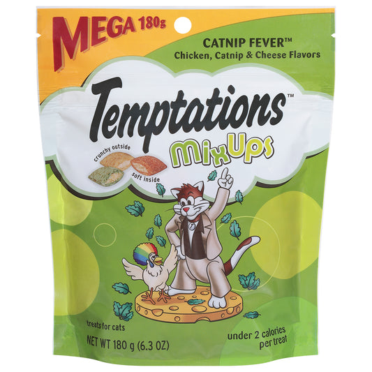 Temptations MixUps Catnip Fever Treats for Cats Mega 6.3 oz