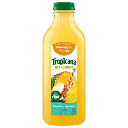 Tropicana Premium Drinks, Pineapple Mango, 46 Fl Oz Bottle