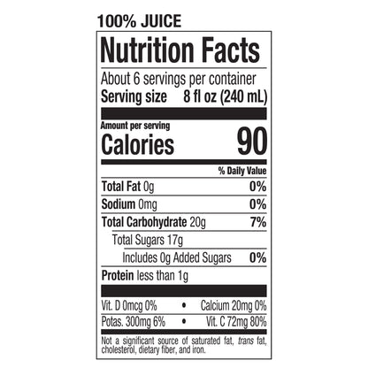 Tropicana Pure Premium 100% Ruby Red Grapefruit Juice, 46 Fl Oz Bottle
