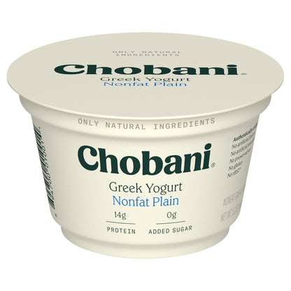 Chobani® Non-Fat Plain Greek Yogurt 5.3oz