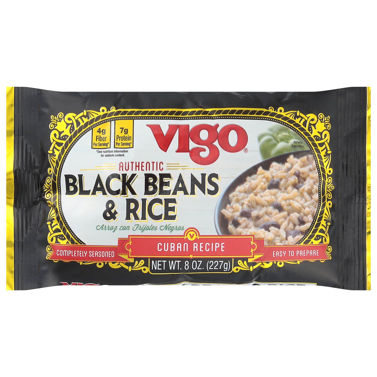 Vigo Authentic Cuban Recipe Black Beans & Rice 8 oz