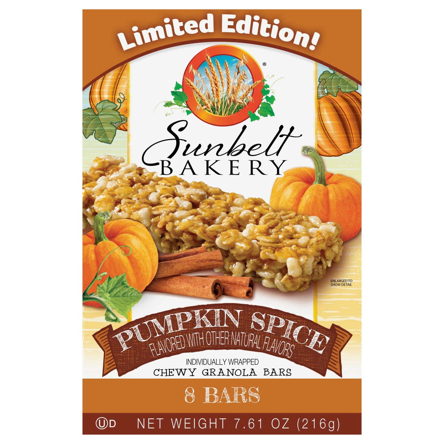 Chewy Granola Bars, Sunbelt Bakery Family Pack Pumpkin Spice (8 CT)