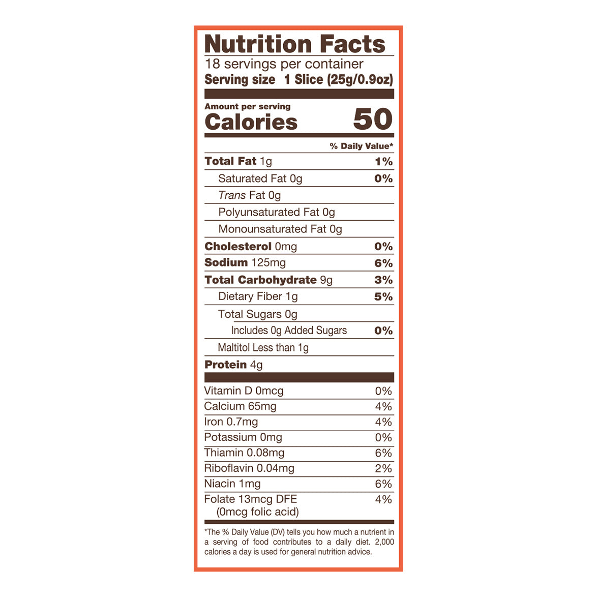 Nature's Own Life 100% Whole Grain Bread, Sugar Free Sandwich Bread, 16 oz Loaf