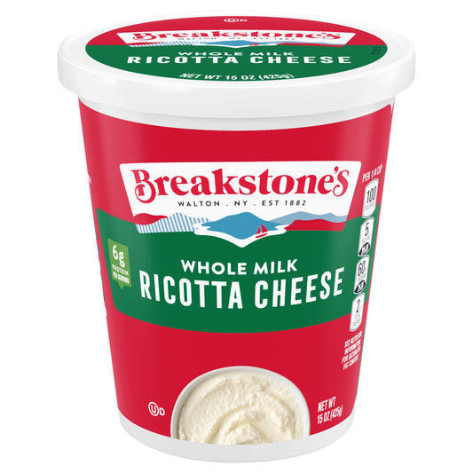 Breakstone's : 12/15 OZ. Whole Milk Ricotta Cheese
